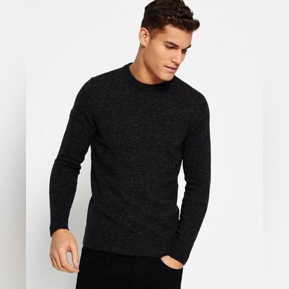 Superdry Other - Superdry Harlo Crew Neck Sweater Cashmere Blend Medium